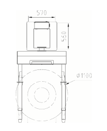 Lifting/Tilting of Pharmacy containers - IBC Static Single Column Lifter - Image 3
